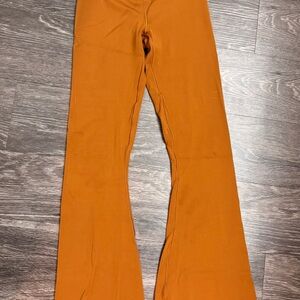 Aerie Warm Brown Flared Pants